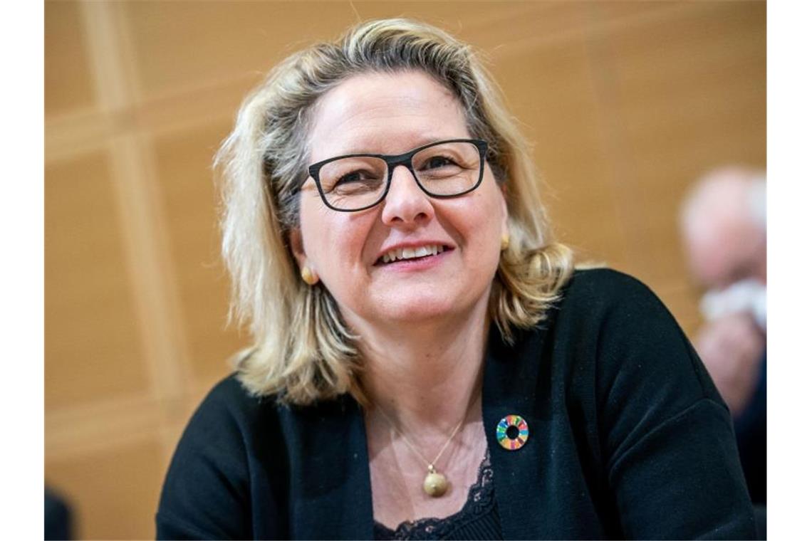 Bundesumweltministerin Svenja Schulze (SPD). Foto: Michael Kappeler/dpa