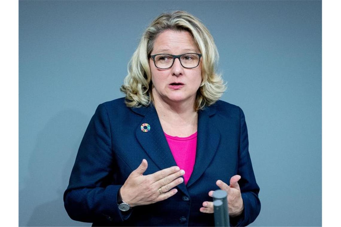 Bundesumweltministerin Svenja Schulze vertritt Deutschland beim Weltklimagipfel in Madrid. Foto: Kay Nietfeld/dpa