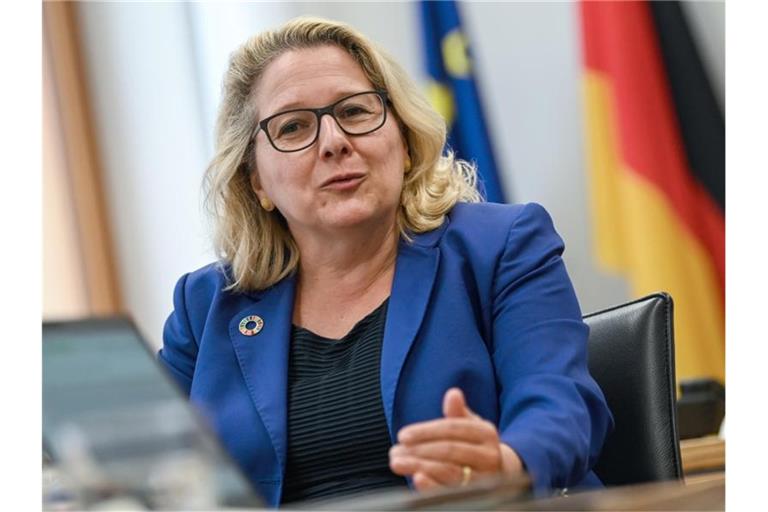 Bundesumweltministerin Svenja Schulze warnt vor verallgemeinerter Kritik an der Klimaschutz-Politik. Foto: Britta Pedersen/dpa-Zentralbild/dpa
