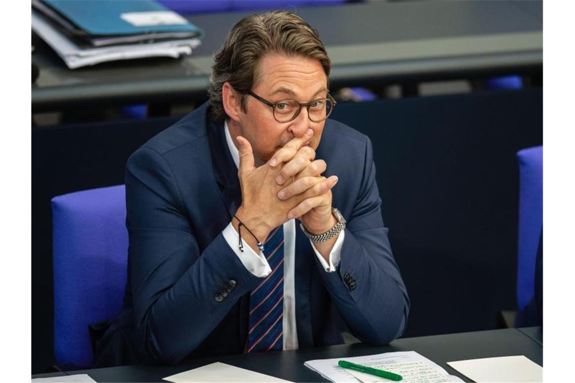 Bundesverkehrsminister Andreas Scheuer steht wegen der Maut-Verträge unter Druck. Foto: Lisa Ducret