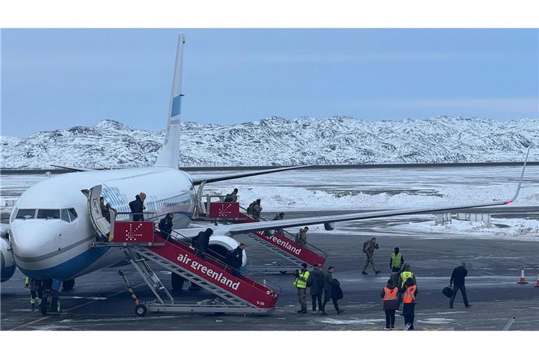Bundeswehr-Team kommt abends auf Grönland an