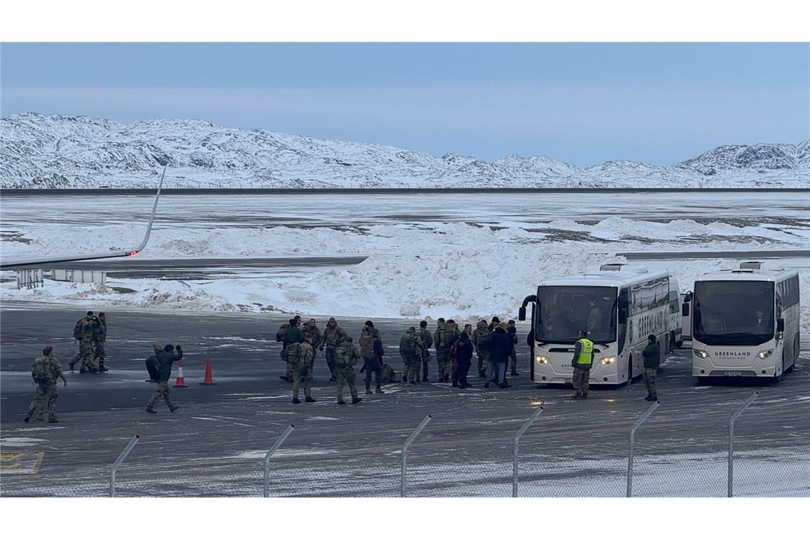 Bundeswehr-Team kommt abends auf Grönland an