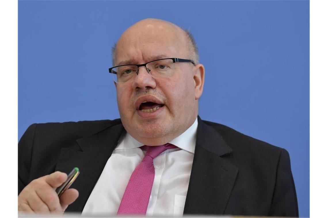 Bundeswirtschaftsminister Peter Altmaier (CDU). Foto: Tobias Schwarz/AFP/Pool/dpa