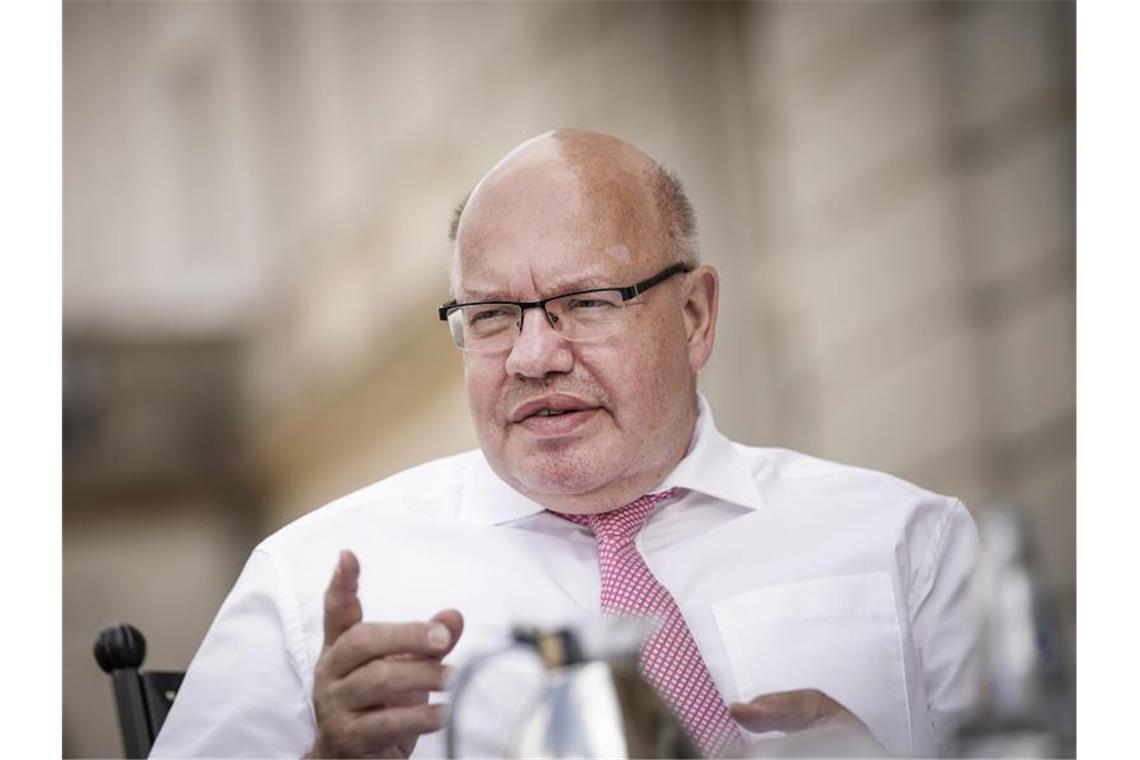 Altmaier: Haben beim Klimaschutz zu spät gehandelt Bundeswirtschaftsminister Peter Altmaier (CDU) räumt Fehler beim Klimaschutz ein. Foto: Michael Kappeler/dpa