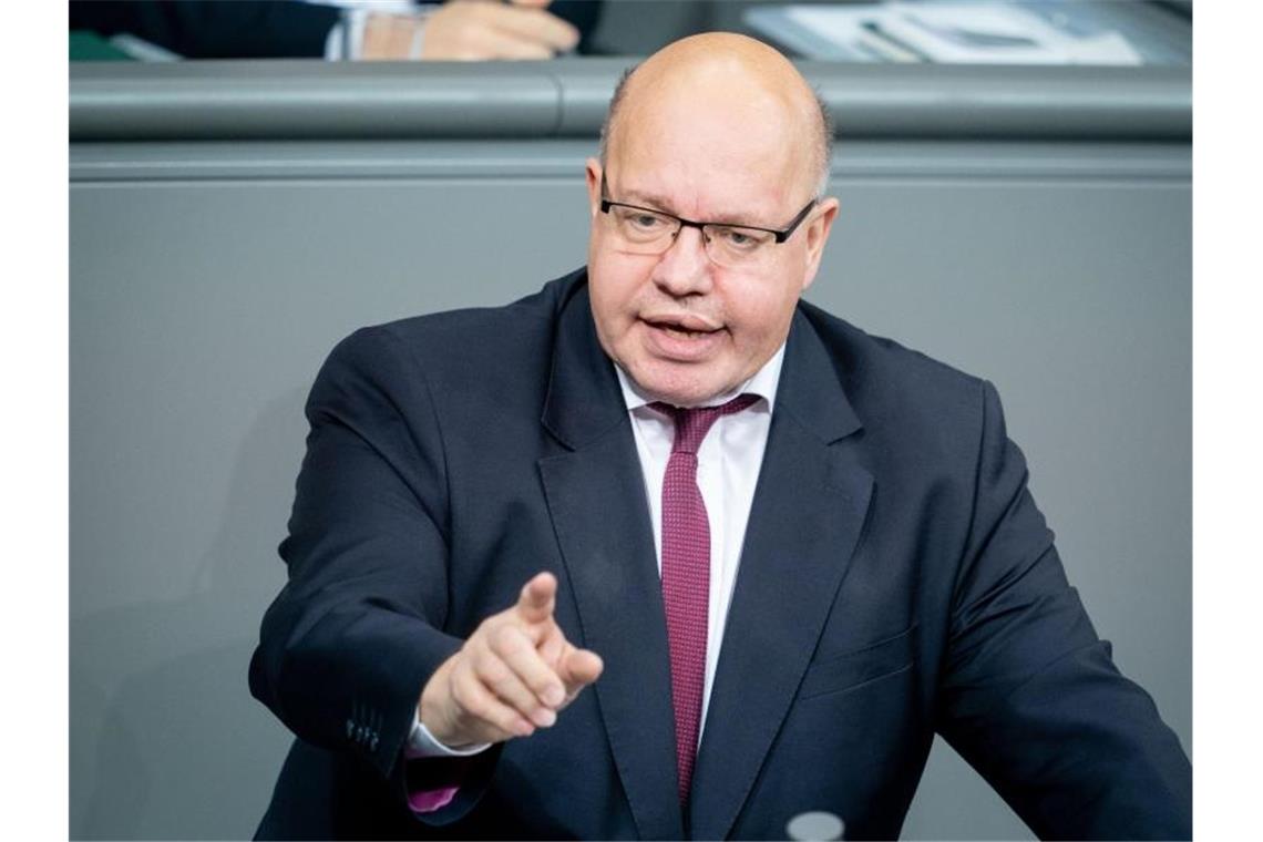 Bundeswirtschaftsminister Peter Altmaier dringt auf Änderungen in letzter Minute. Foto: Kay Nietfeld/dpa