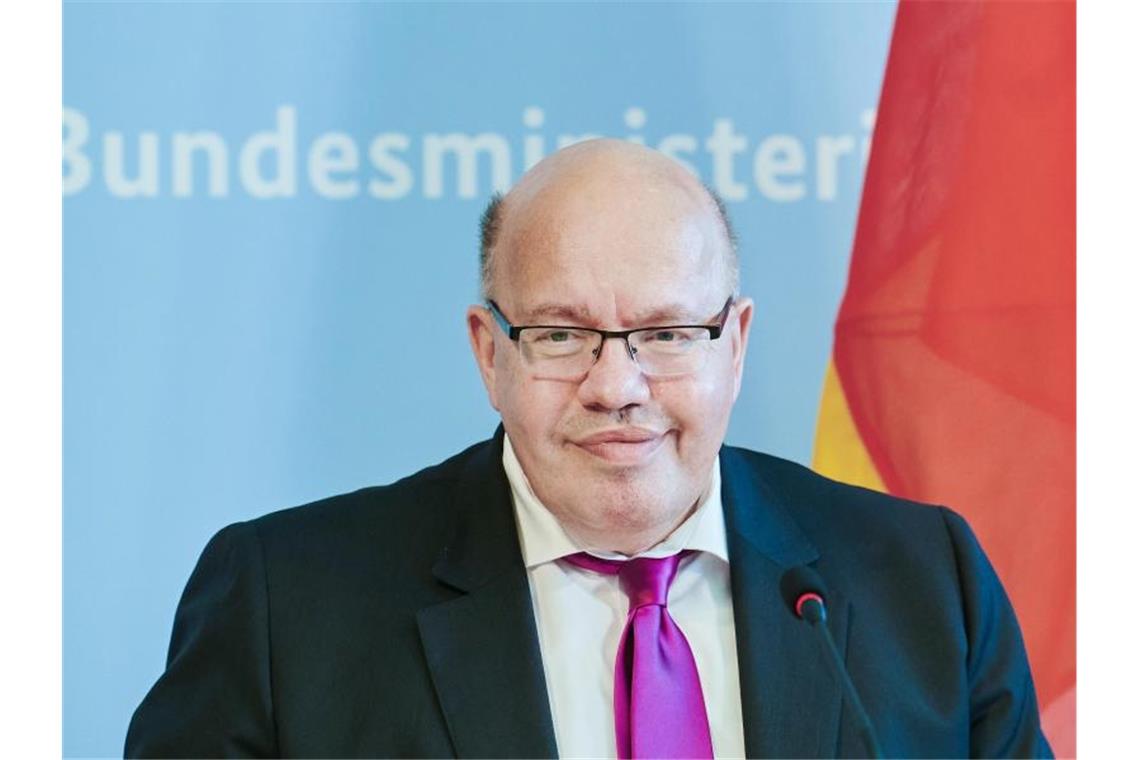 Altmaier verteidigt Wirtschaftsbeziehungen zu China Bundeswirtschaftsminister Peter Altmaier: „Für die Bundesregierung haben der Schutz und die Einhaltung von Menschenrechten höchste Priorität.“. Foto: Annette Riedl/dpa