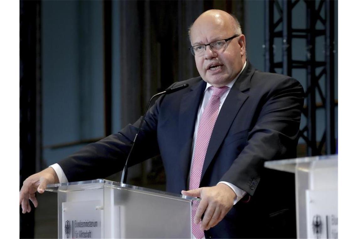 Bundeswirtschaftsminister Peter Altmaier macht sich schon seit längerer Zeit für eine Reform des EU-Wettbewerbsrechts stark. Foto: Michael Sohn/AP/POOL/dpa