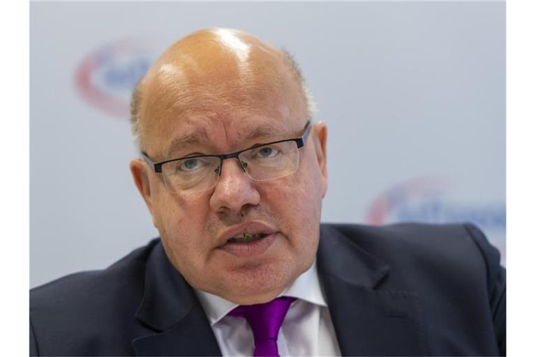 Bundeswirtschaftsminister Peter Altmaier: Der Förderanteil des Bundes für mobile Luftfilter beträgt bis zu 50 Prozent. Foto: Matthias Rietschel/dpa-Zentralbild/dpa