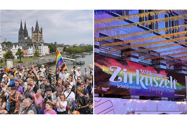 Bunte Paraden und Humor beim CSD am Sonntag in Köln.