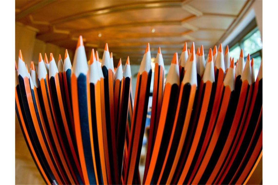Buntstifte des Schreibgeräteherstellers Staedtler. Foto: picture alliance / dpa