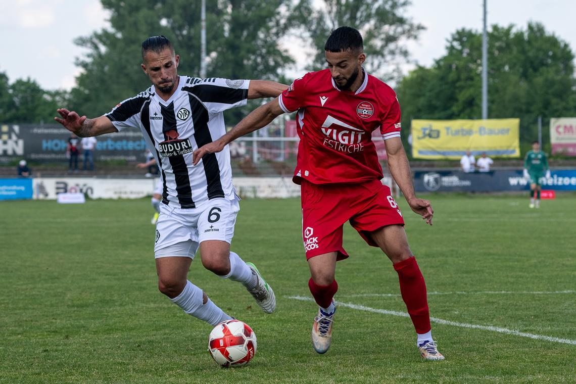 Burak Alabas (rechts) hat in der Jugend bereits bei der TSG Backnang gespielt und kommt nun zurück. Archivfoto: Eibner