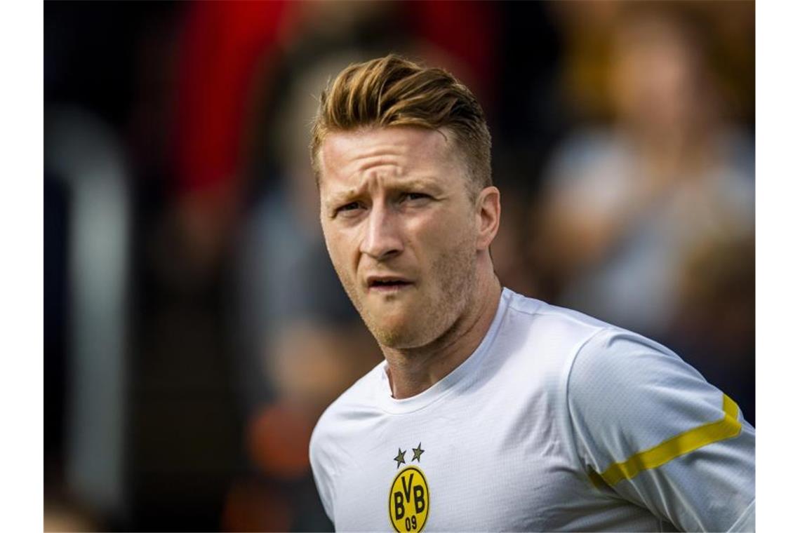 BVB-Kapitän Marco Reus hat mit Dortmund Titelambitionen. Foto: David Inderlied/dpa
