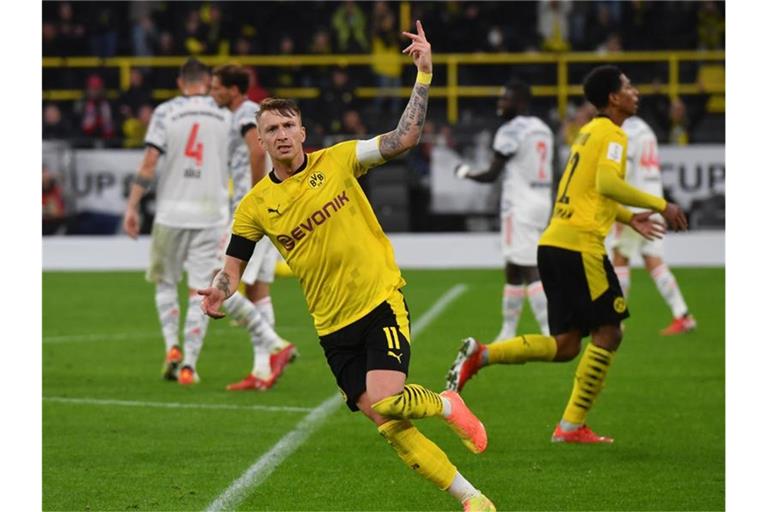 BVB-Kapitän Marco Reus wird in die Nationalmannschaft zurückkehren. Foto: Bernd Thissen/dpa