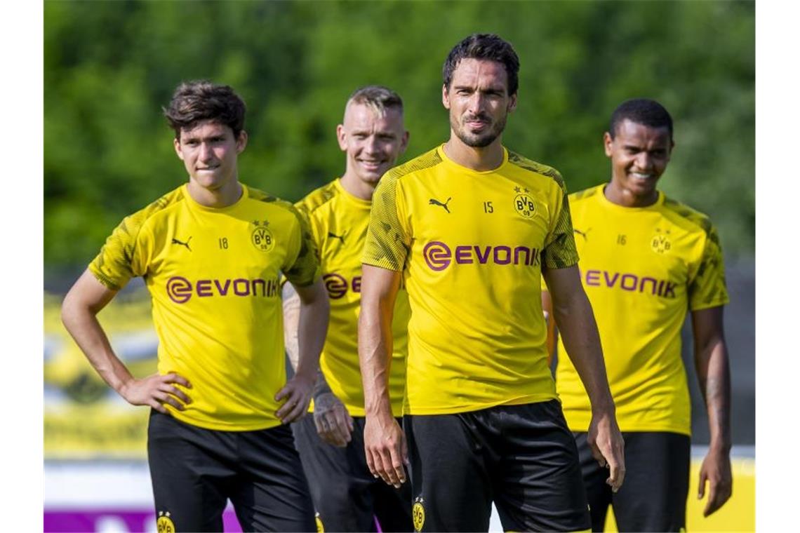 Zeitenwende im Titelkampf: Konkurrenz fordert Bayern heraus BVB-Rückkehrer Mats Hummels will mit dem BVB seinem Ex-Club Bayern den Titel streitig machen. Foto: David Inderlied