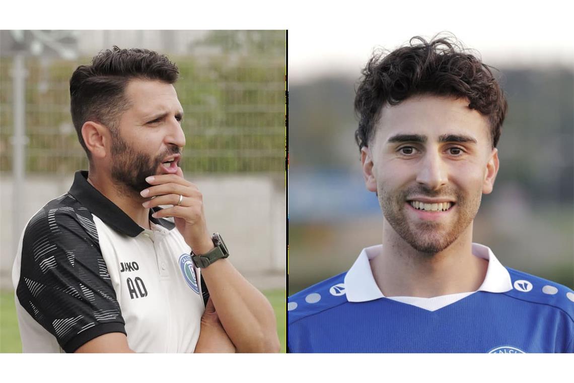 Calcio-Trainer Adem Demir (links) freut sich über das gelungene Debüt von Ali Hamdar.