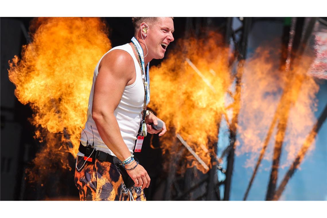 Calvin Kleinen tritt beim Festival "Inselfieber" auf.