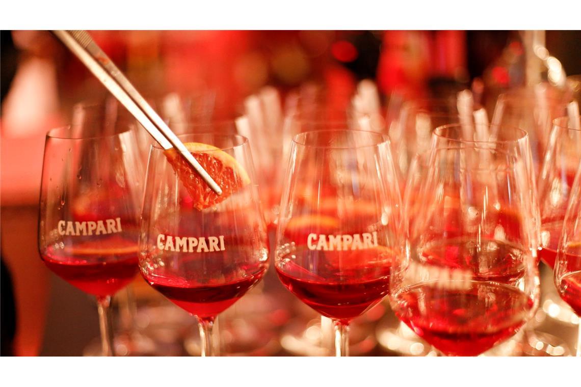 Campari-Aktien für fast 1,3 Milliarden Euro beschlagnahmt Campari gehört zu den bekanntesten Marken aus Italien. (Archivbild)