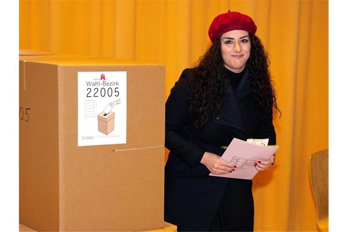 Cansu Özdemir tritt als Spitzenkandidatin der Linken an. Foto: Georg Wendt/dpa