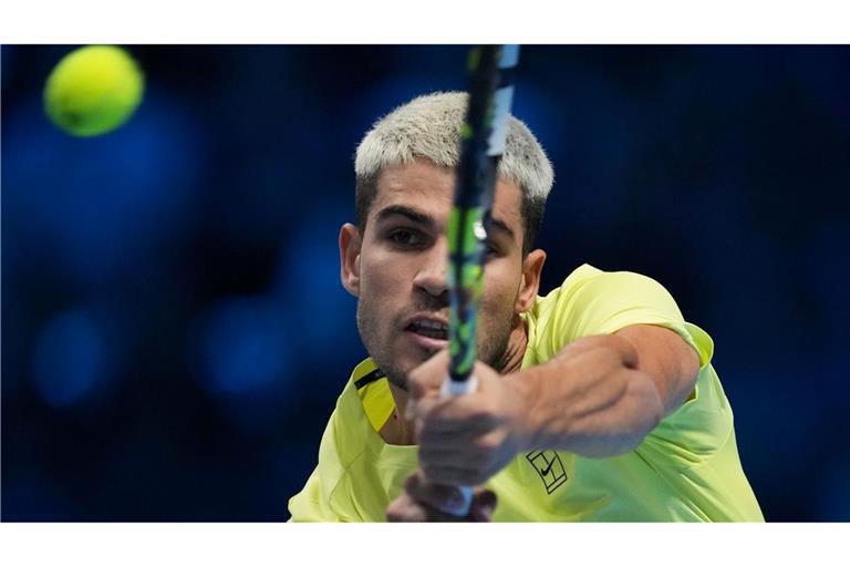 Carlos Alcaraz musste im zweiten Match hart kämpfen.