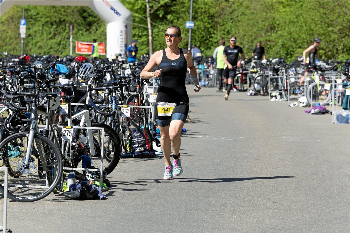 Carolin Ingelmann 15. City Triathlon in Backnang am 26.4.2026