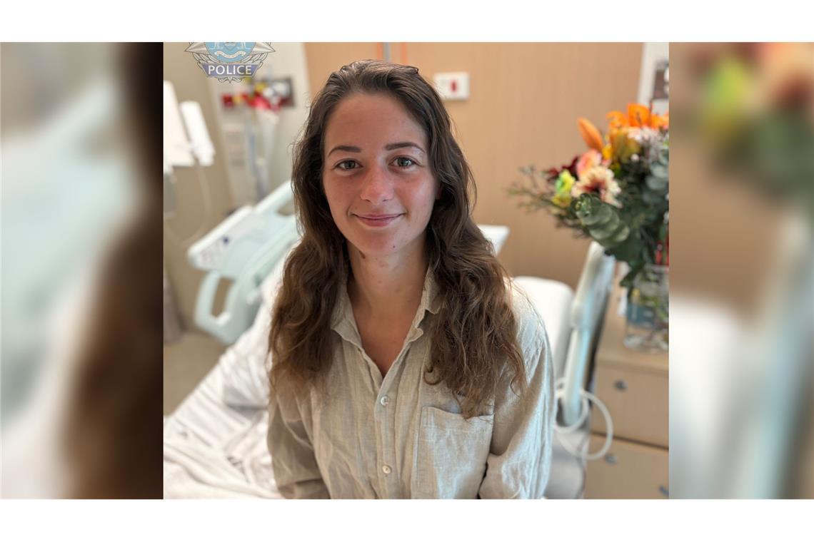 In Australien gerettete Deutsche aus dem Krankenhaus entlassen Carolina Wilga war zwölf Tage lang in Australien vermisst worden.