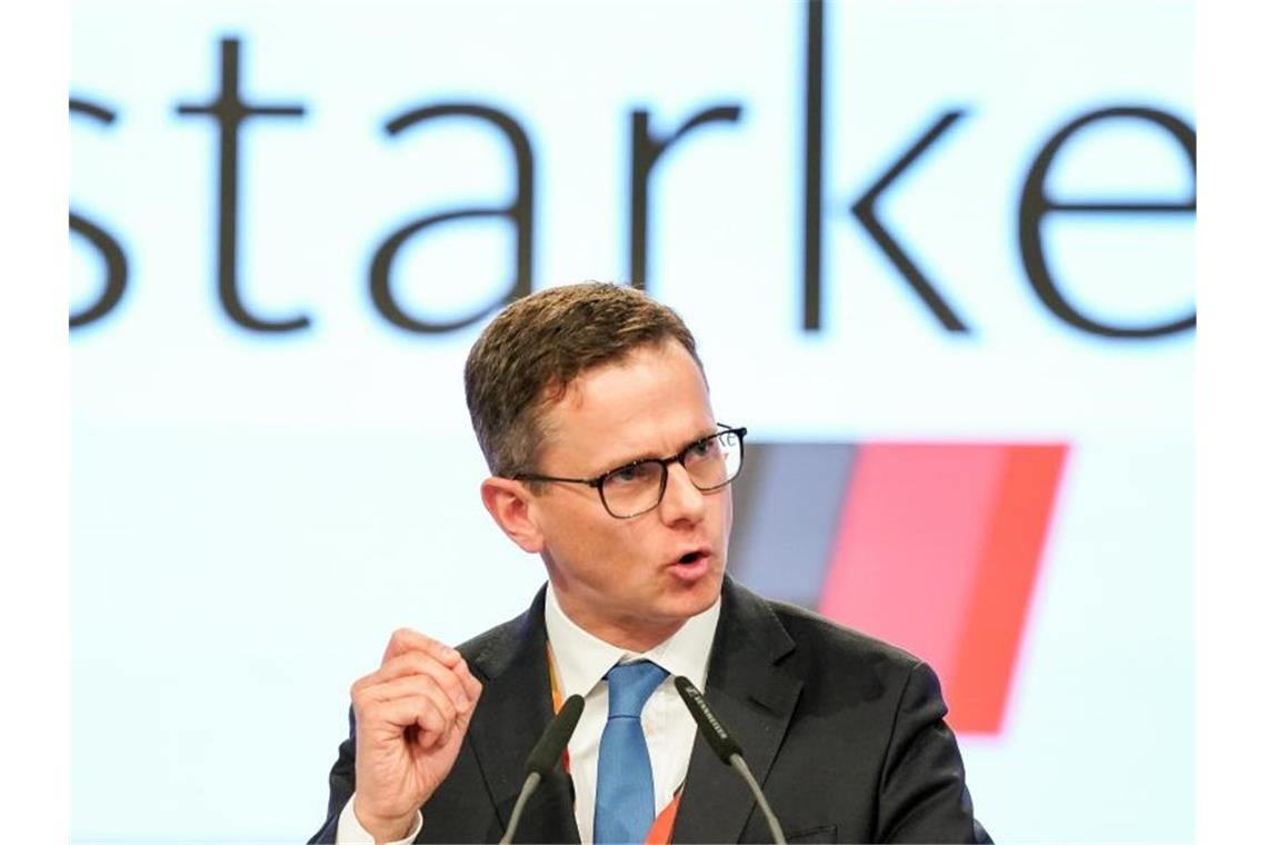 Debatte um Klimapaket geht weiter Carsten Linnemann Ende November beim CDU-Bundesparteitag in Leipzig. Foto: Kay Nietfeld/dpa