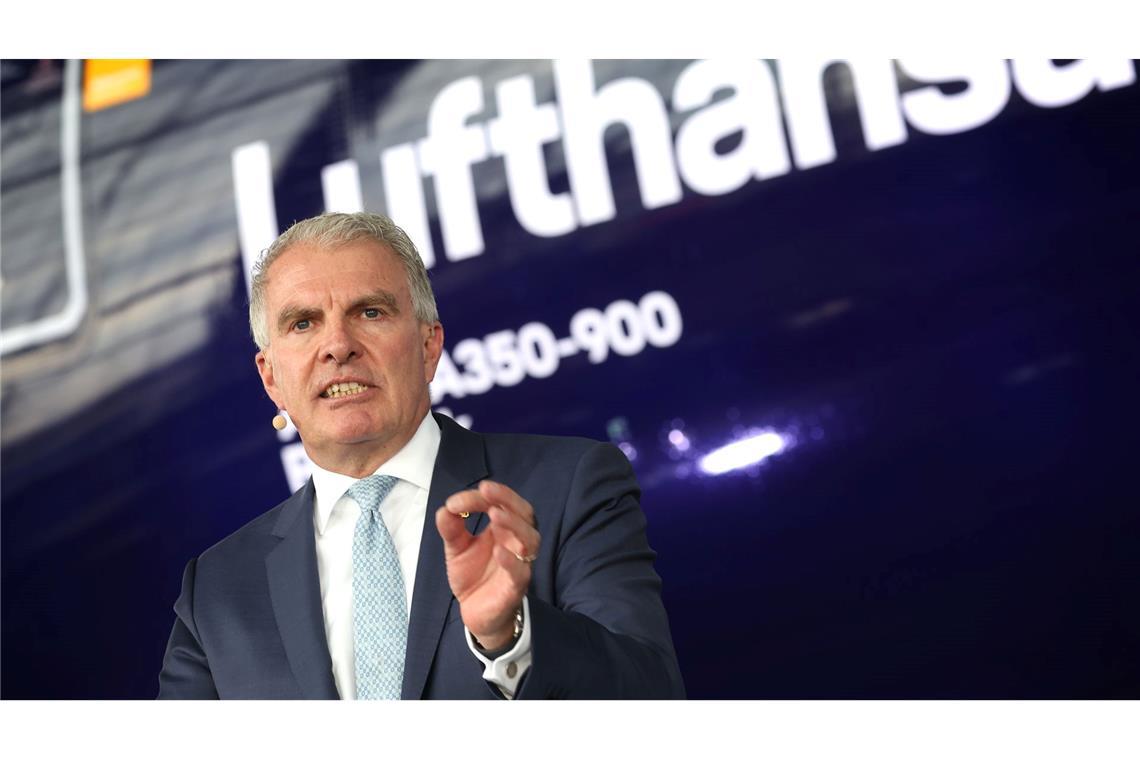 Carsten Spohr will die Lufthansa durch die Krise steuern.