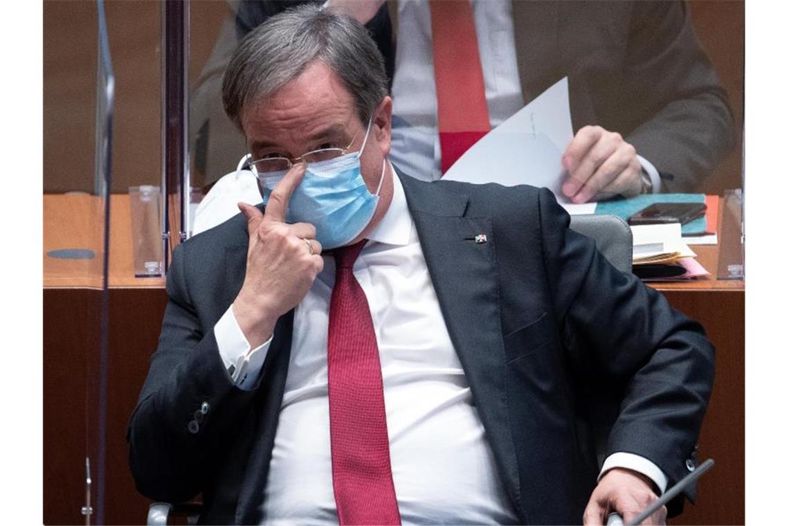 Umfrage: Union verliert in Wählergunst CDU-Chef Armin Laschet dürfte über die neuen Zahlen zur Wählergunst wenig begeistert sein. Foto: Federico Gambarini/dpa