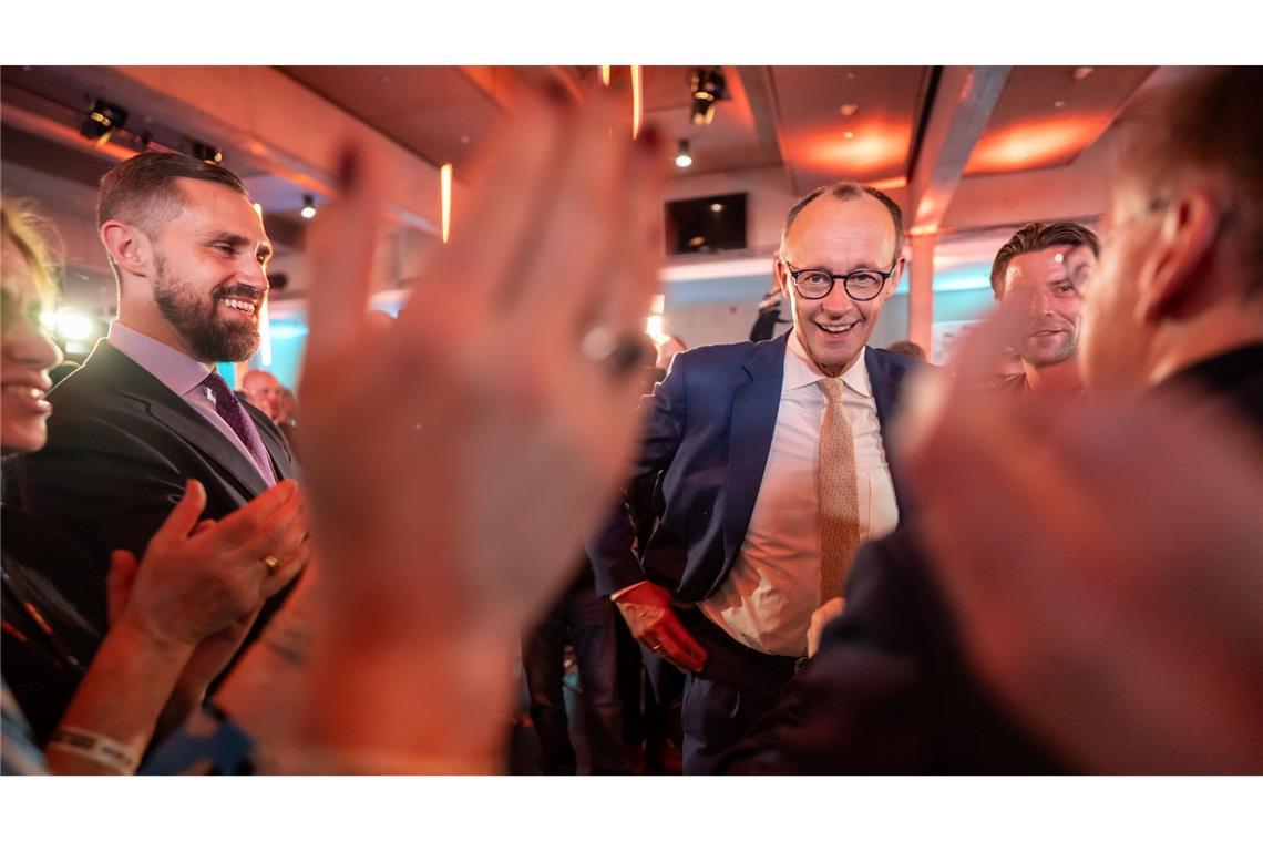 Viererrunde: Merz sieht SPD oder Grüne als mögliche Partner