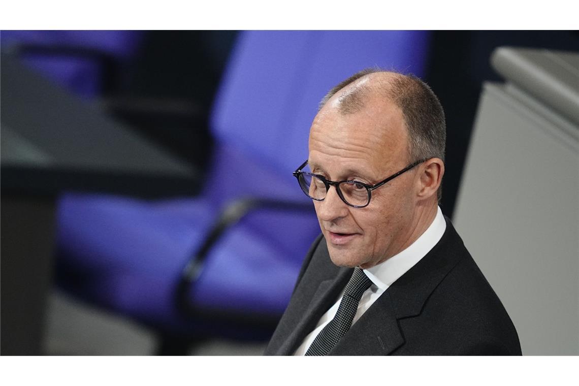 CDU-Chef Friedrich Merz: "Wir verneigen uns vor einem wahren Staatsmann unseres Landes."