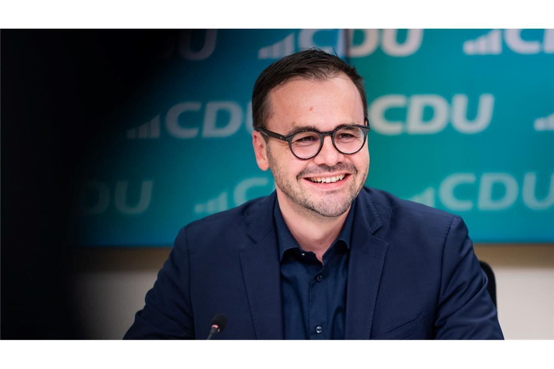 CDU-Fraktionschef Jan Redmann steht für Gespräche mit der SPD zur Bildung einer neuen Regierung bereit.