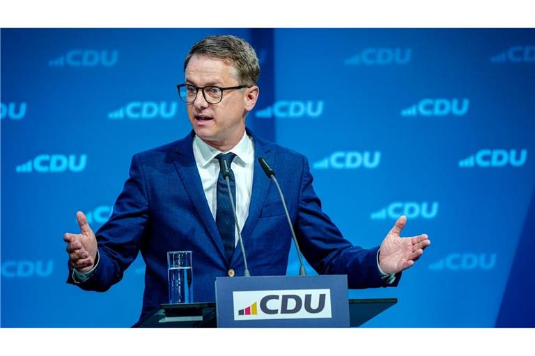 CDU-Generalsekretär Linnemann pocht auf einen Umbau des Bürgergeldes. (Foto-Archiv)