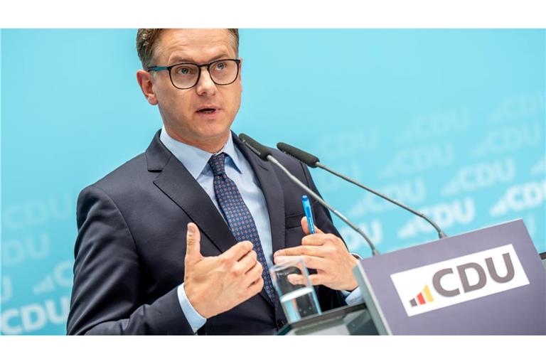 CDU-Generalsekretär Linnemann: "Wenn man die AfD stark machen will, soll man ruhig solche Interviews stören."