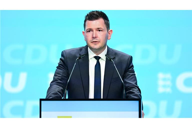 CDU-Generalsekretär Tobias Vogt wirft den Grünen eine schmutzige Wahlkampfführung vor. (Archivbild)