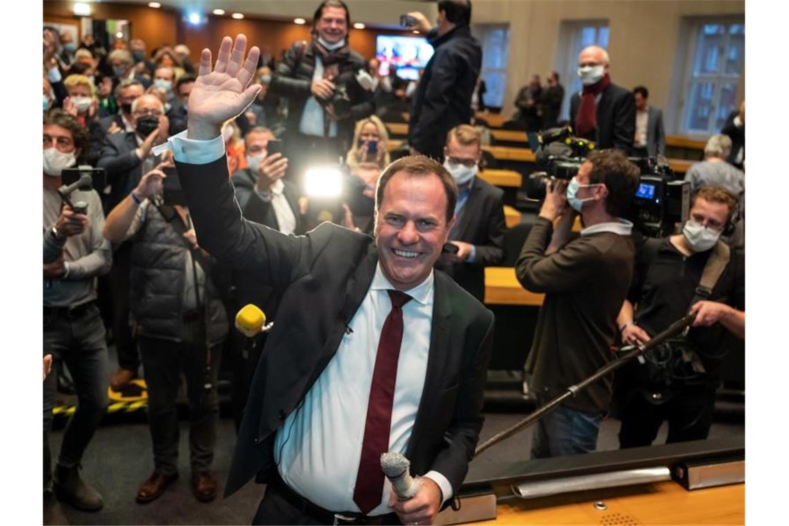 CDU-Kandidat Stephan Keller hat die Stichwahl in Düsseldorf gewonnen. Foto: Bernd Thissen/dpa