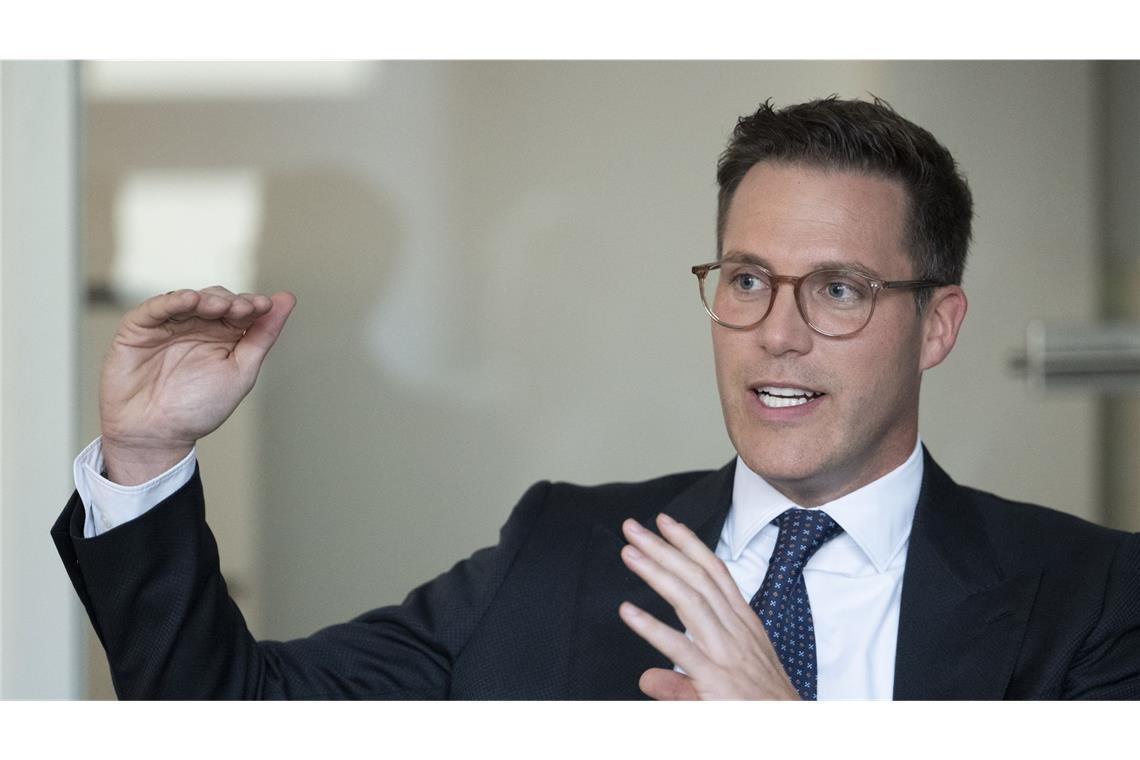 CDU-Landes- und Fraktionschef Manuel Hagel.