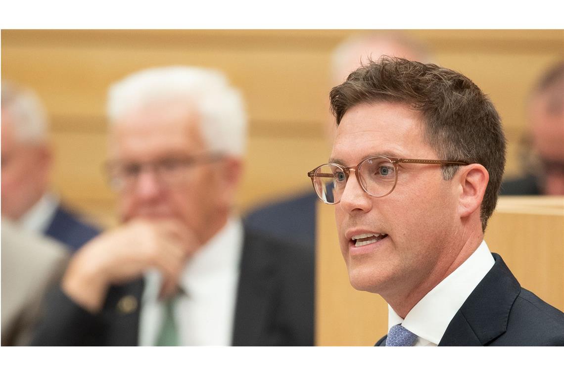 CDU-Landeschef Manuel Hagel will neuer Ministerpräsident werden.