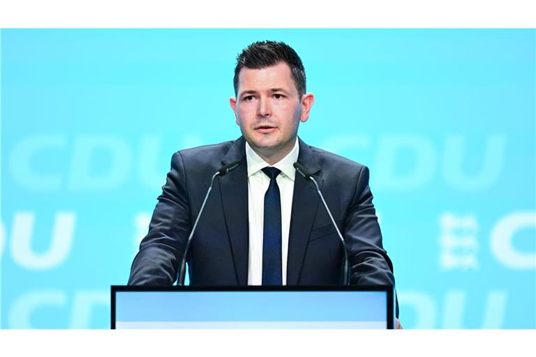 CDU-Landesgeneralsekretär Tobias Vogt geht Cem Özdemir an.