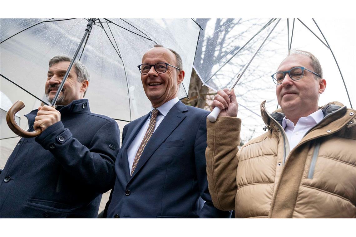 Ein Herz und eine Seele - Union zelebriert Wahlkampfauftakt
