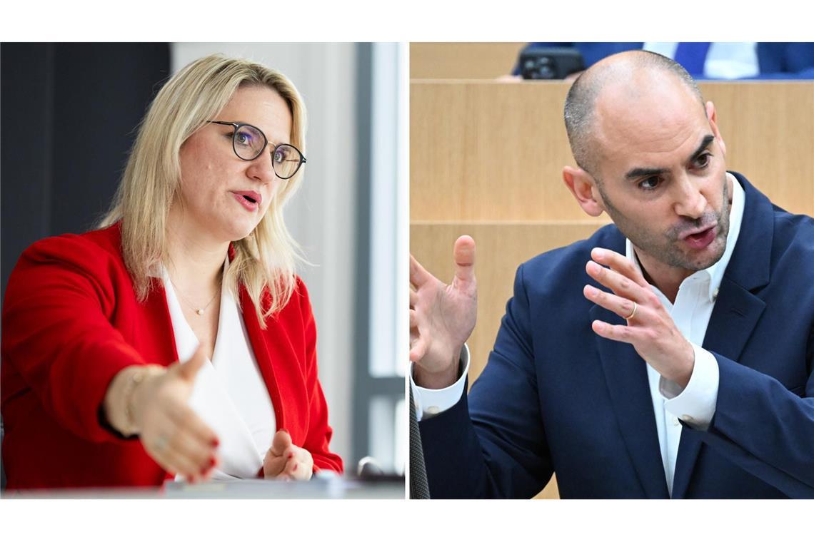 CDU-Vize-Generalsekretärin poltert gegen Bayaz CDU-Vize-Generalsekretärin Christina Stumpp kritisiert Danyal Bayaz.