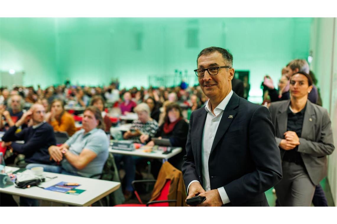 Cem Özdemir (Bündnis 90 / Die Grünen), Ministerpräsident von Baden-Württemberg, nimmt an der Landesdelegiertenkonferenz der Grünen von Baden-Württemberg teil.