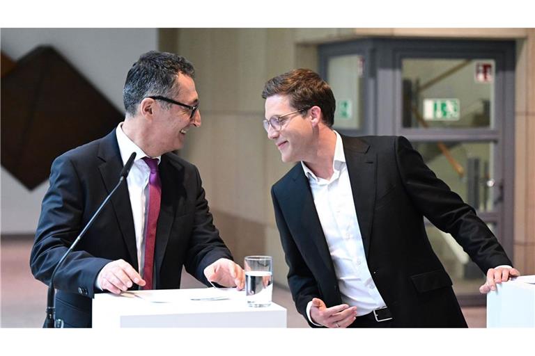 Cem Özdemir und Manuel Hagel sind seit dieser Nacht per „Du“.