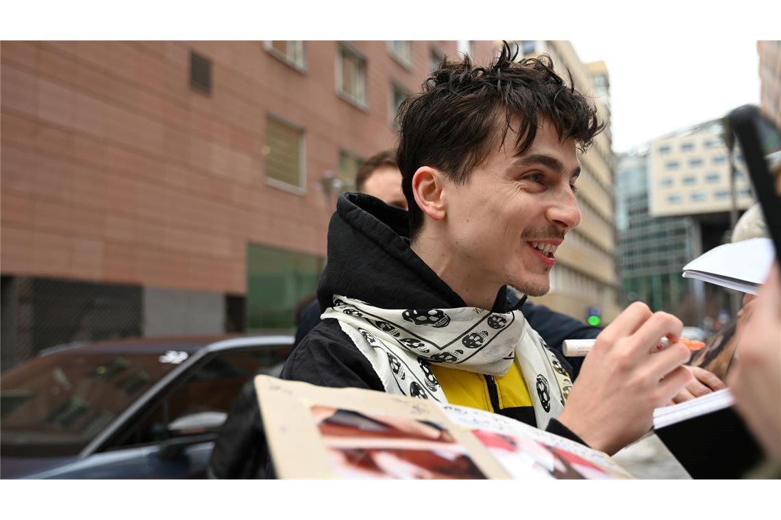 Chalamet gilt als einer der aktuell populärsten Schauspieler.