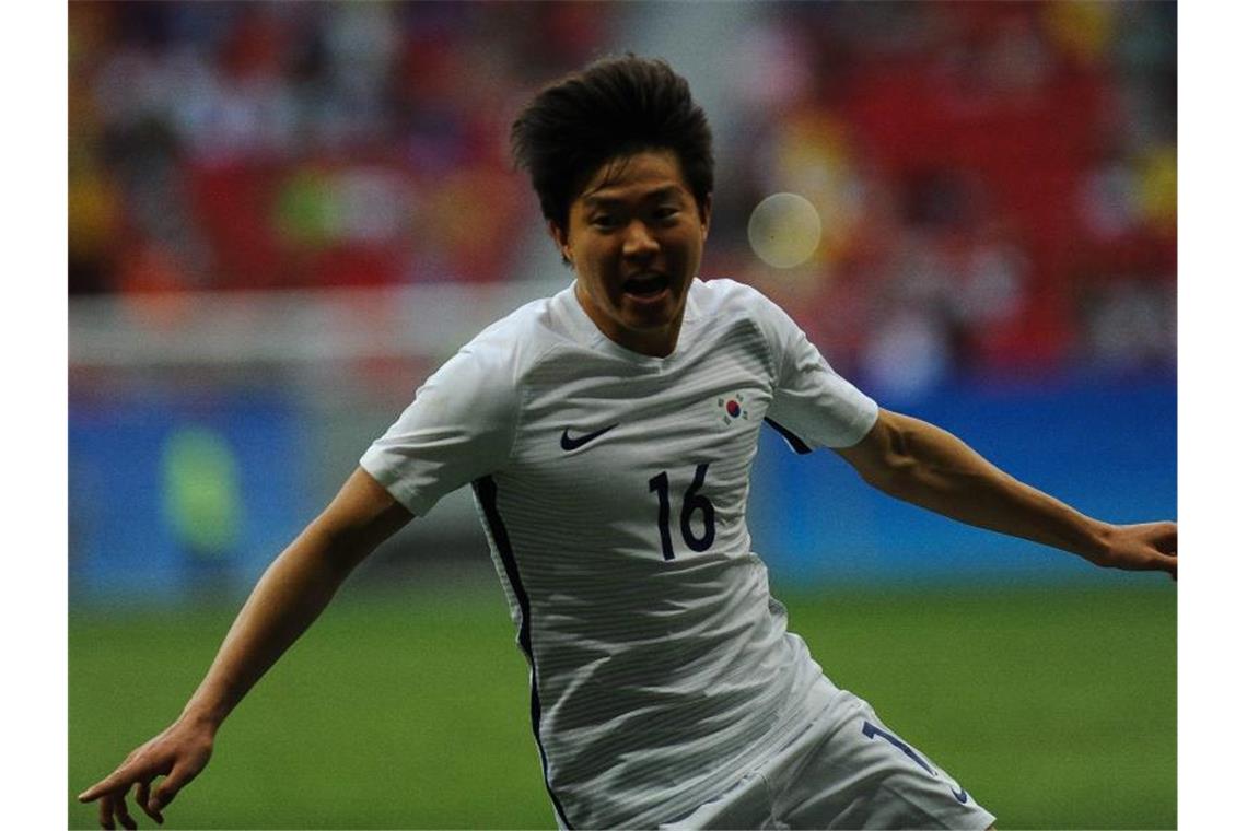 Changhoon Kwon, hier im Trikot der südkoreanischen Nationalmannschaft. Foto: Andressa Anholete/Framephoto/epa/Archivbild