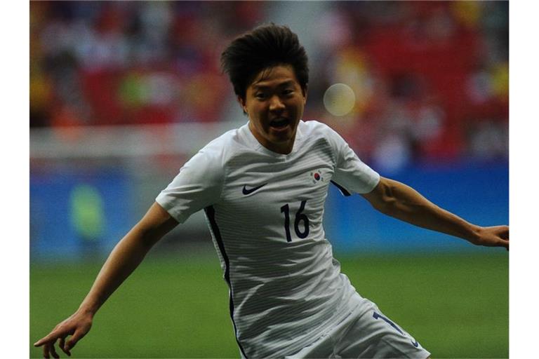 Changhoon Kwon, hier im Trikot der südkoreanischen Nationalmannschaft. Foto: Andressa Anholete/Framephoto/epa/Archivbild