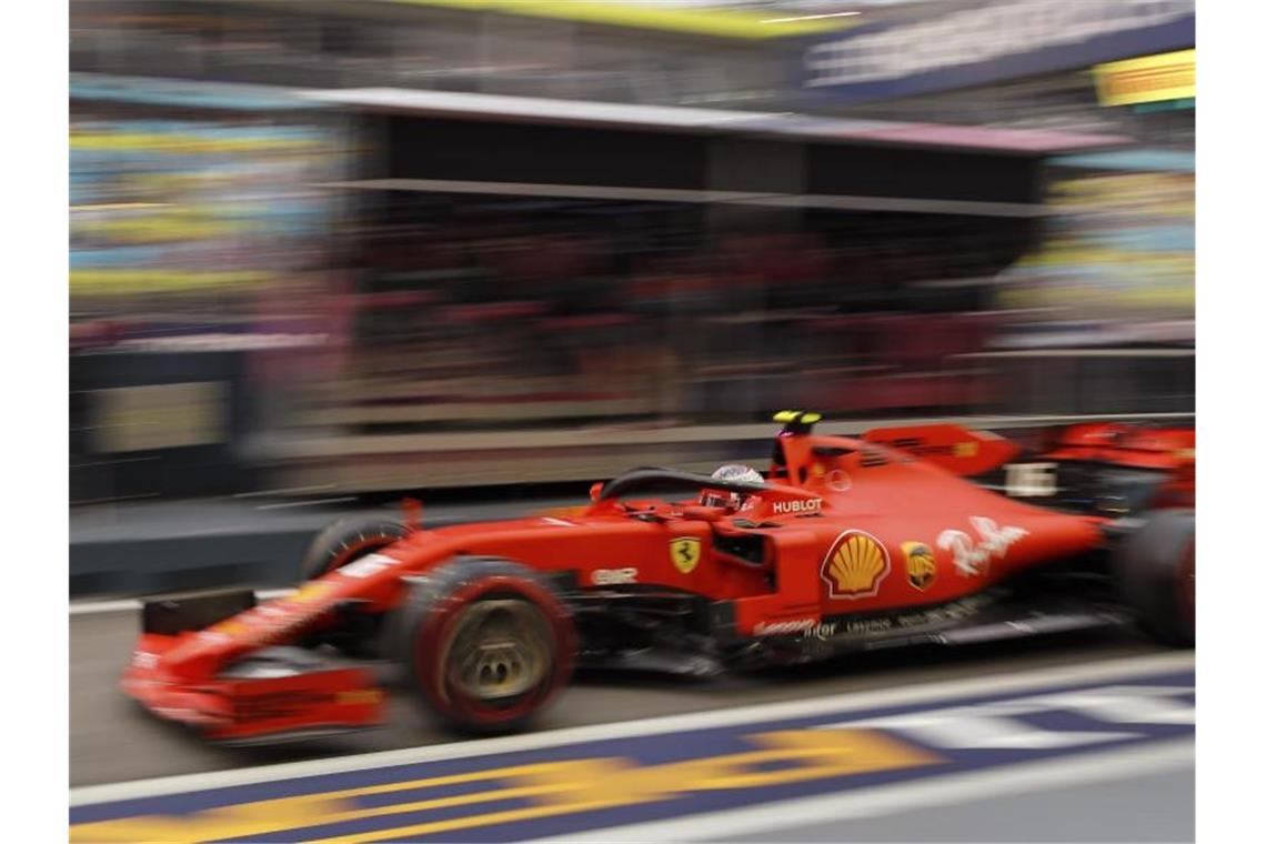 Charles Leclerc fuhr im Abschlusstraining am Schnellsten. Foto: Vincent Thian/AP