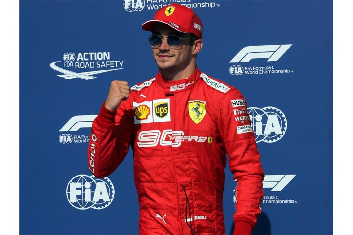 Charles Leclerc startet in Belgien von der Pole-Position. Foto: Photo4/Lapresse/Lapresse via ZUMA Press