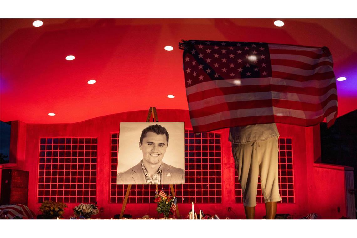 Trump gibt Festnahme von Verdächtigem bekannt Charlie Kirk war am Mittwoch erschossen worden.