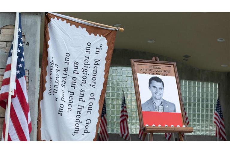 Charlie Kirk wurde am Mittwoch auf dem Campus der Utah Valley University erschossen.