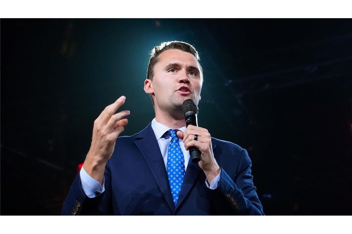 US-Visa-Entzug wegen Aussagen zu Kirk - Deutscher betroffen Charlie Kirk wurde im vergangenen Monat erschossen. (Archivbild)